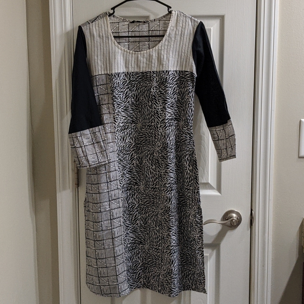 Geometric Print Indian Kurti